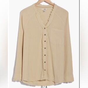 NWT Amuse Society Harvest Moon Woven Long Sleeve